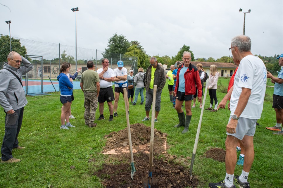 Plantation du chêne rouge ACFA Donneville club running Toulouse