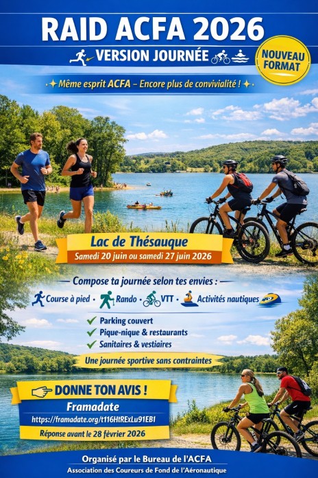 RAID ACFA 2026 : une édition sportive, conviviale et ensoleillée au bord du lac.