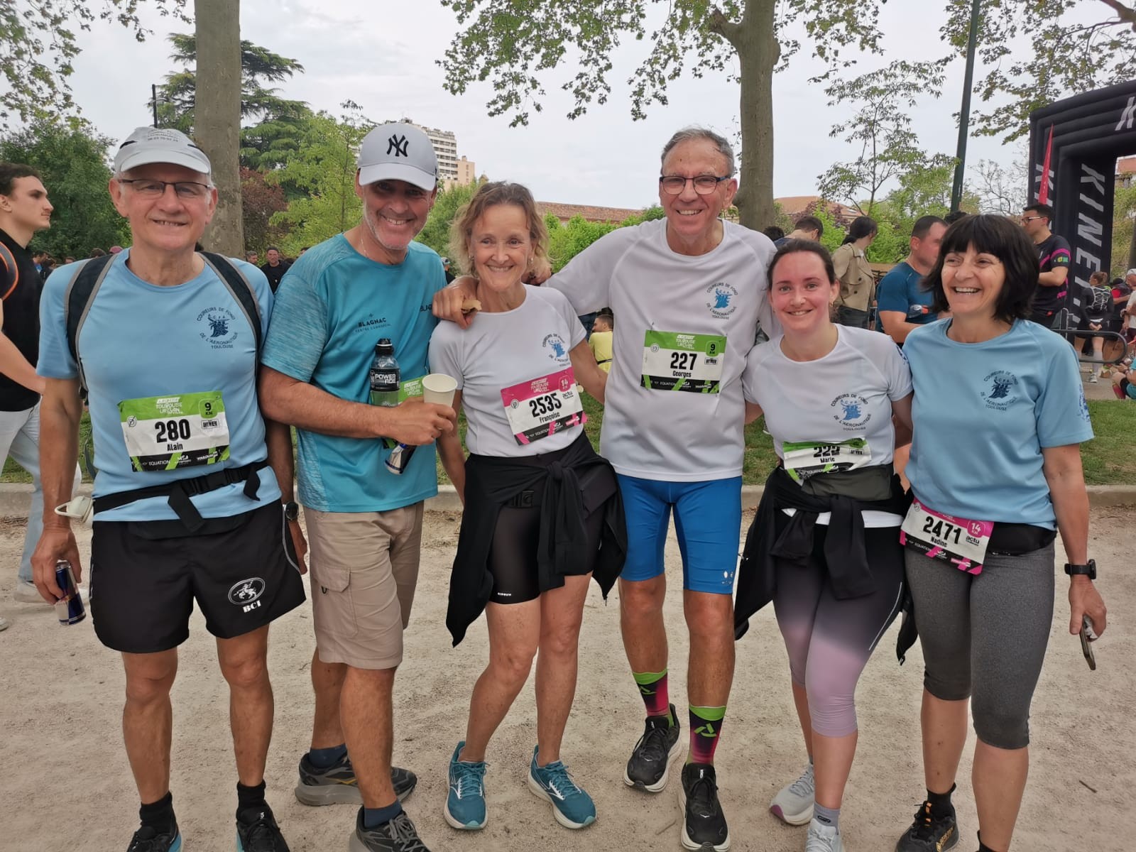 Participants de l’ACFA au Toulouse Urban Trail 2026