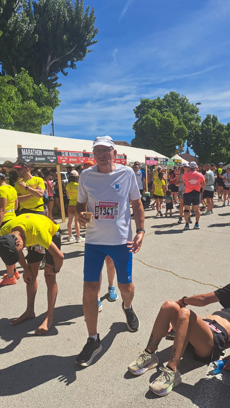 Arrivée de Georges Martinez sur le 10,4 km du Marathon Var Provence Verte 2026