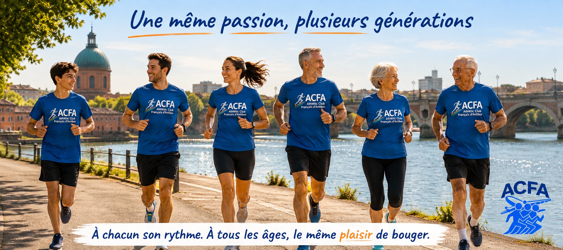 Coureurs et coureuses de plusieurs générations réunis autour d’une même passion pour la course à pied