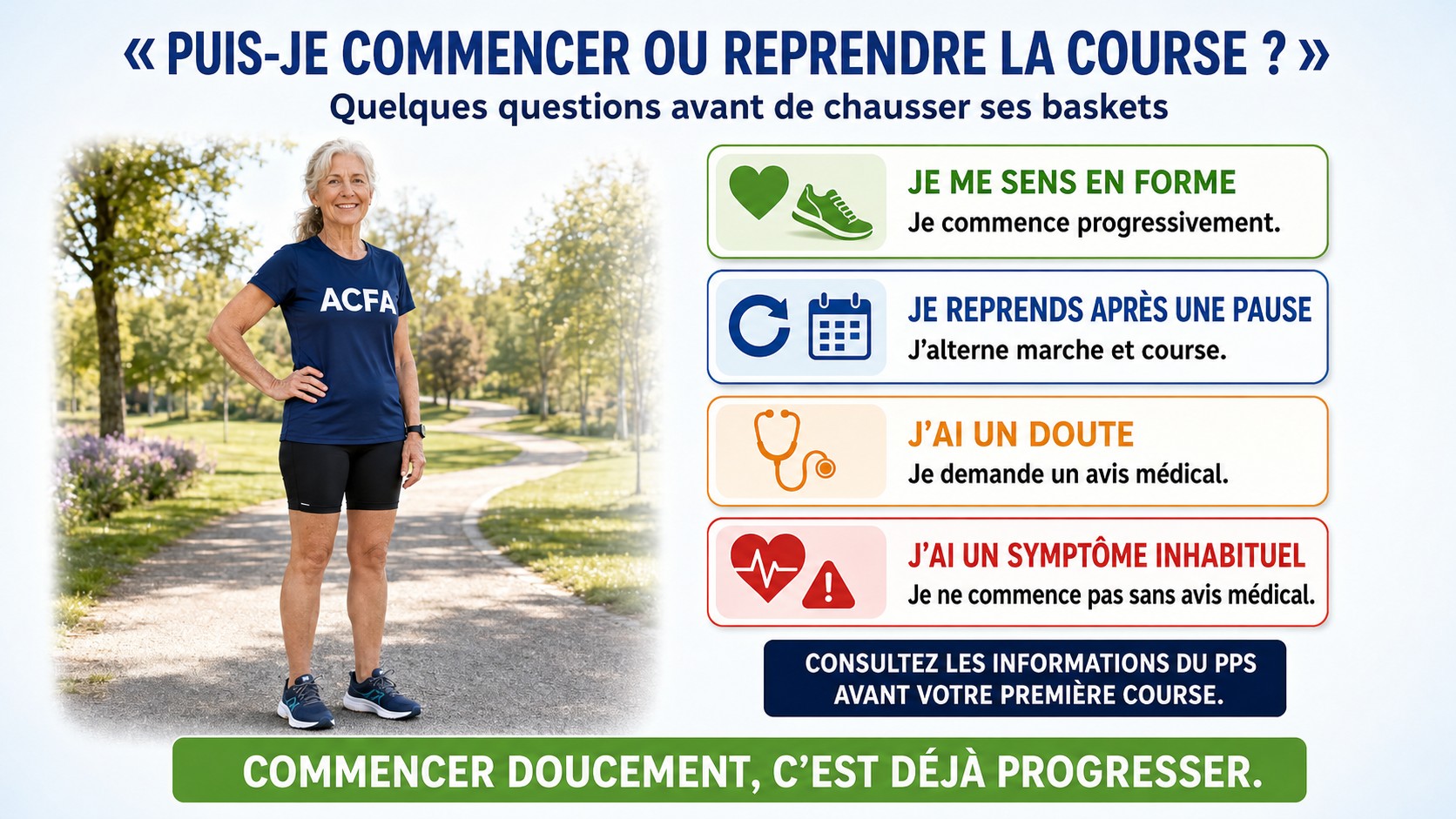 Questions à se poser avant de commencer ou de reprendre la course à pied