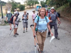 Départ de la randonnée ACFA dans le Lauragais à Clermont-le-Fort