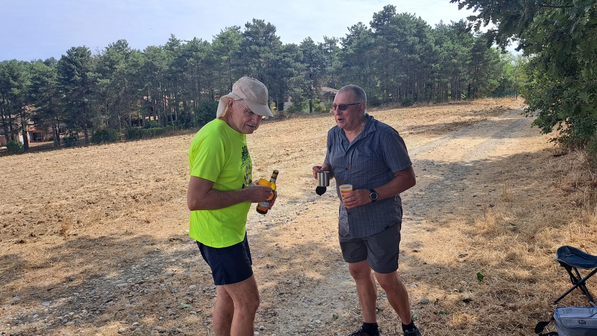 Moment de convivialité et de rigolade pendant la pause déjeuner