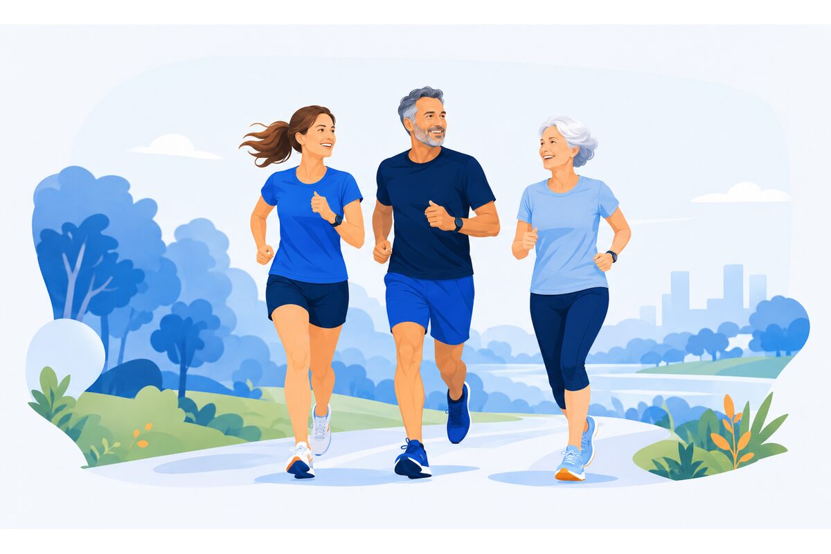 Coureurs de différentes générations – Courir à tout âge avec l’ACFA Toulouse