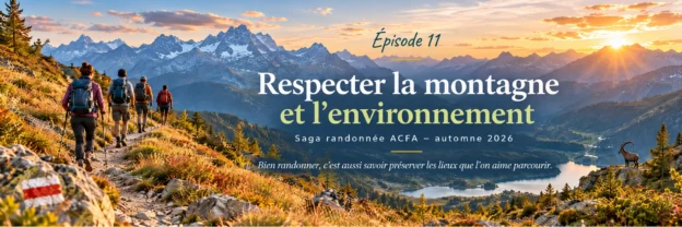 Respecter la nature en randonnée : montagne et environnement – Saga ACFA épisode 11