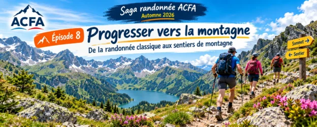 Randonneurs sur un sentier de montagne en été