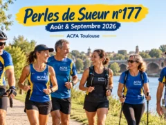 Perles de Sueur n°177 de l’ACFA Toulouse – course à pied, randonnée, vélo et rentrée sportive