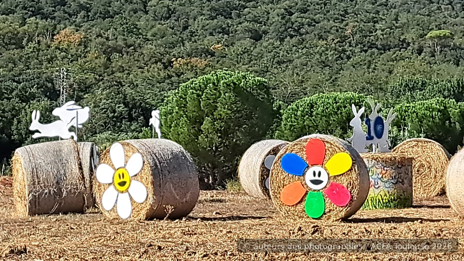 Décor insolite rencontré sur le parcours vélo ACFA à Sant Feliu