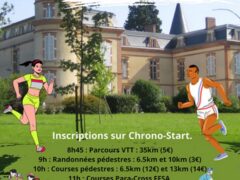 Affiche de la Ronde de l’AJH 2026 au Château de Lahage avec participation de l’ACFA Toulouse